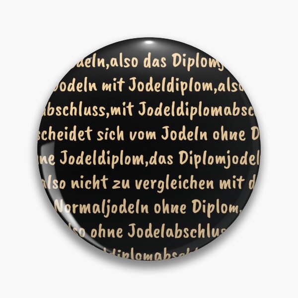 Item preview, Yodeling diploma - Loriot - TV Kult - German designed and sold by Boogosh.