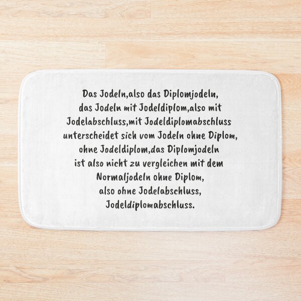 Item preview, Yodeling diploma - Loriot - TV Kult - German designed and sold by Boogosh.