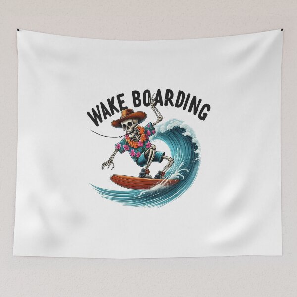 Item preview, Skeleton Wake Boarding designed and sold by clintang.