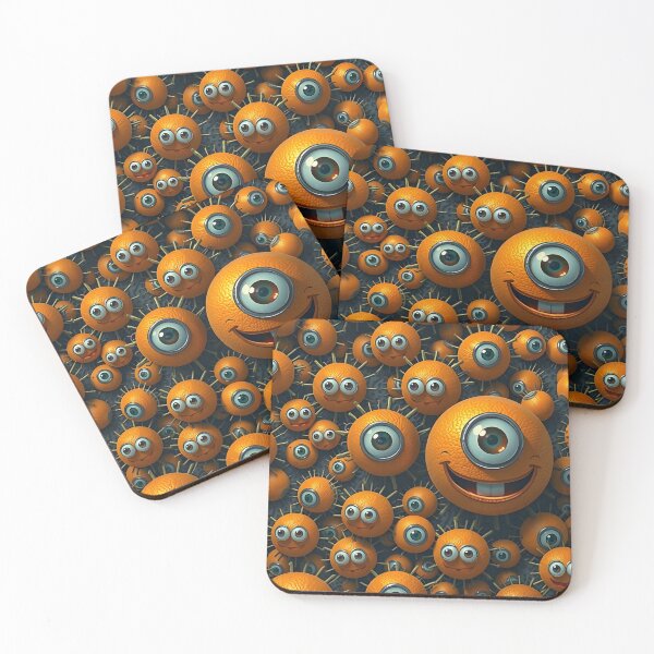Item preview, Orange Eye Pattern designed and sold by notlikeontv.