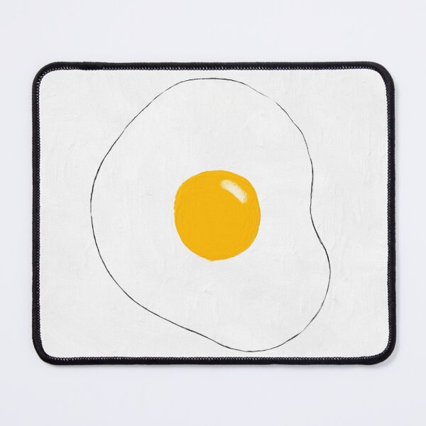 Item preview, Fried egg painted. Simple food oil art for kitchen designed and sold by Remioni.