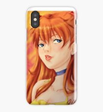 Asuka Langley Yellow Dress iPhone Case