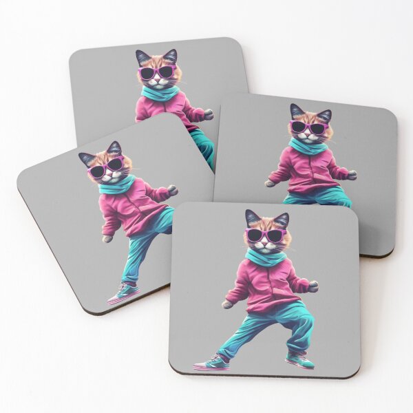 Item preview, Cool Street Dance Cat designed and sold by ImagiSpark Press.