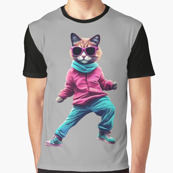 Artikel-Vorschau von Coole Street Dance Katze, designt und verkauft von FurrFunPrints.