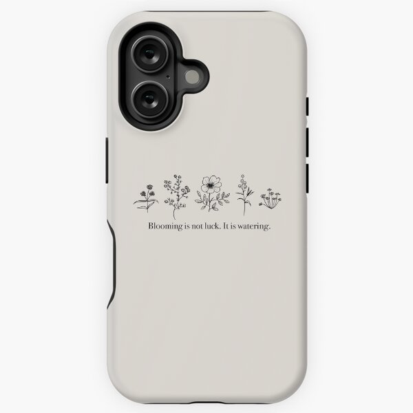 Blooming is not Luck iPhone Tough Case