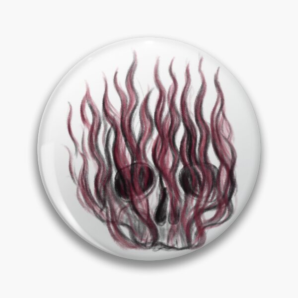 Item preview, Skull with Red Flames Concept Art (Version 5) designed and sold by Scarlet Swan.