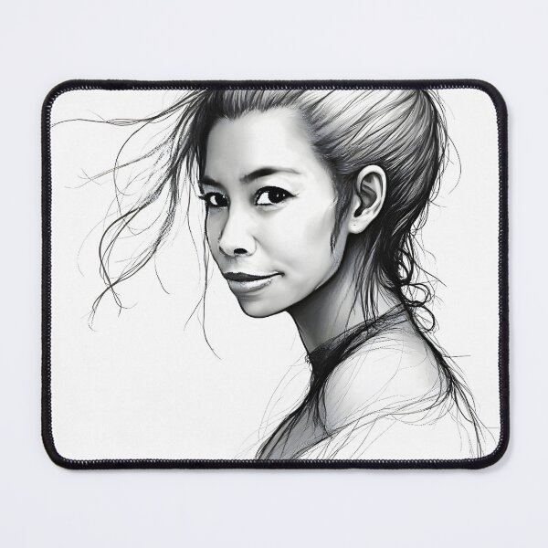Item preview, Beautiful Thai Girl Sketch or Drawing designed and sold by Huskyyy Designs.