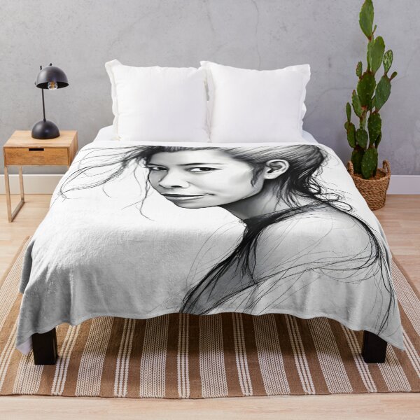 Item preview, Beautiful Thai Girl Sketch or Drawing designed and sold by Huskyyy Designs.