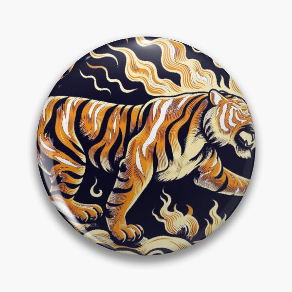 Item preview, Gráfico vectorial abstracto de tigre designed and sold by Mudikeys.