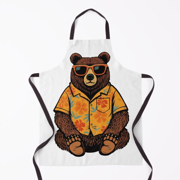 Item preview, Cool Dad Bear in Hawaiian Shirt – Funny Father’s Day Gift Design designed and sold by krisevansart.
