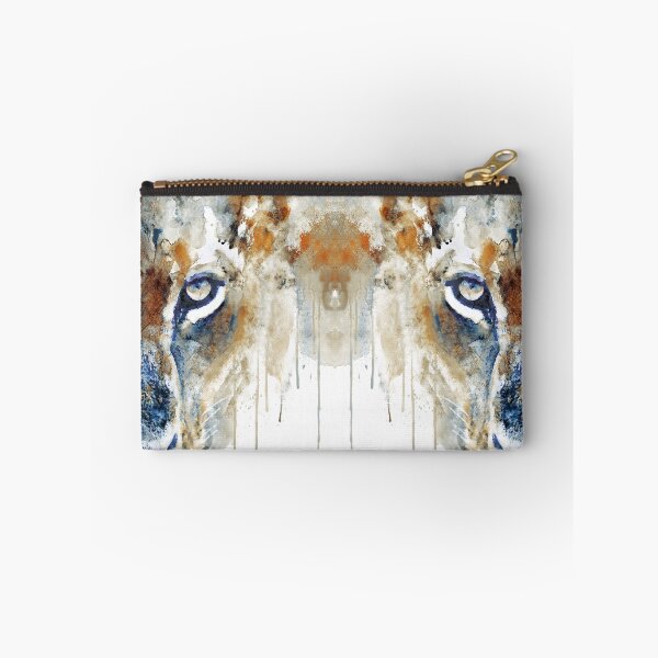 Item preview, Lioness Focus – Half Face Watercolor designed and sold by caracatita75.