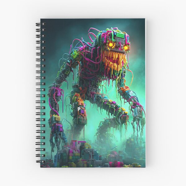 Item preview, Horror Lurks in Neon-Colored Brick Wasteland designed and sold by Piotrek0001.