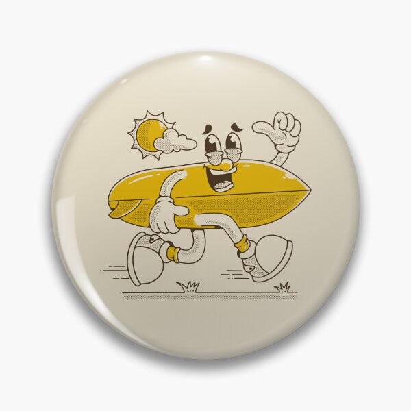 Item preview, Running surfboard mascot character designed and sold by adipra.