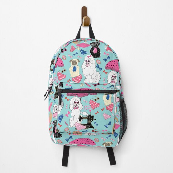 Item preview, Dog Boutique with dogs using vintage sewing machines to sew accessories designed and sold by MagentaRose.