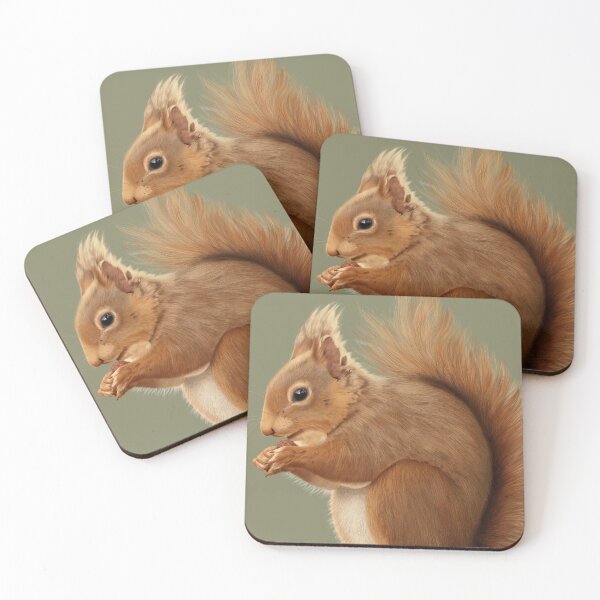 Item preview, Red Squirrel designed and sold by Joanne Worthington Art.