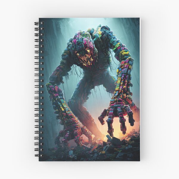 Item preview, Dystopian Horror Monster Born From Building Blocks designed and sold by Piotrek0001.
