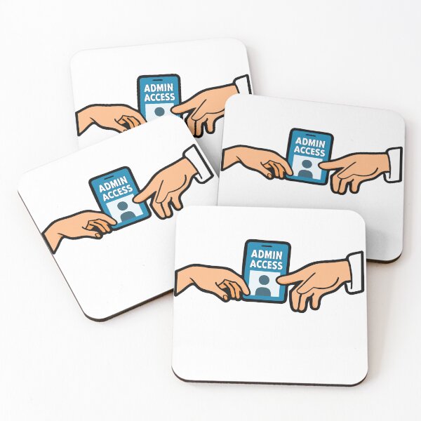Item preview, Michelangelo' s Creation of Admin Access  designed and sold by BarelyDesigned.