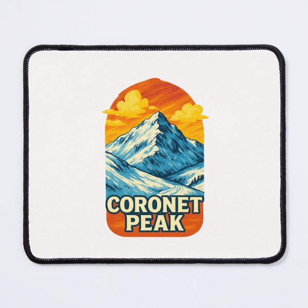 Item preview, Coronet Peak New Zealand Vintage Mountain designed and sold by Places On Earth.