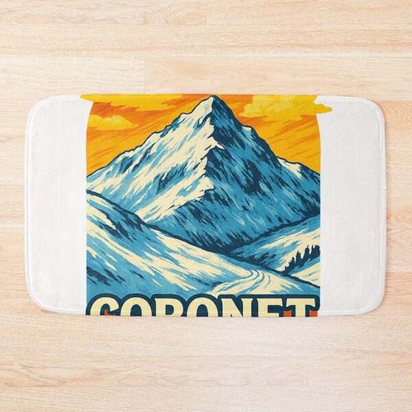 Item preview, Coronet Peak New Zealand Vintage Mountain designed and sold by Places On Earth.