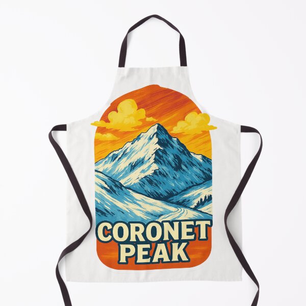 Item preview, Coronet Peak New Zealand Vintage Mountain designed and sold by Places On Earth.