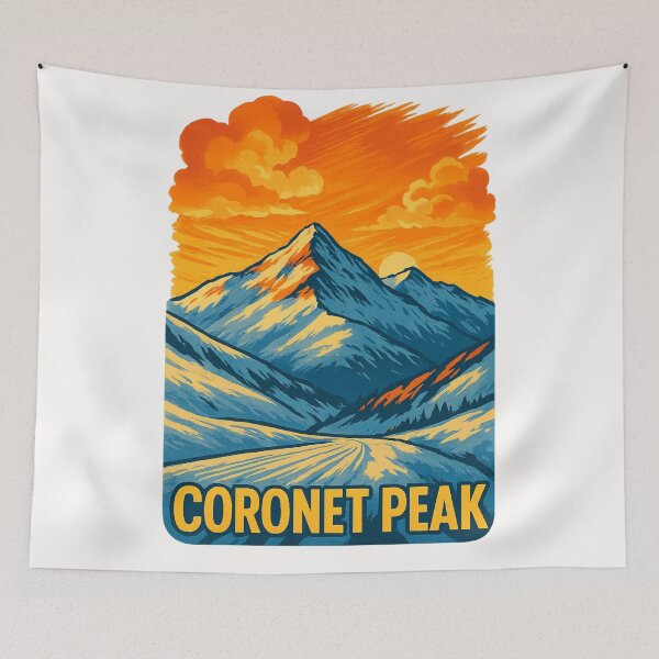 Item preview, Coronet Peak Sunset Landscape New Zealand designed and sold by Places On Earth.