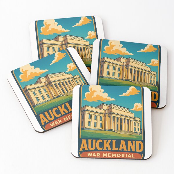 Item preview, Auckland War Memorial Museum Landscape View designed and sold by Places On Earth.