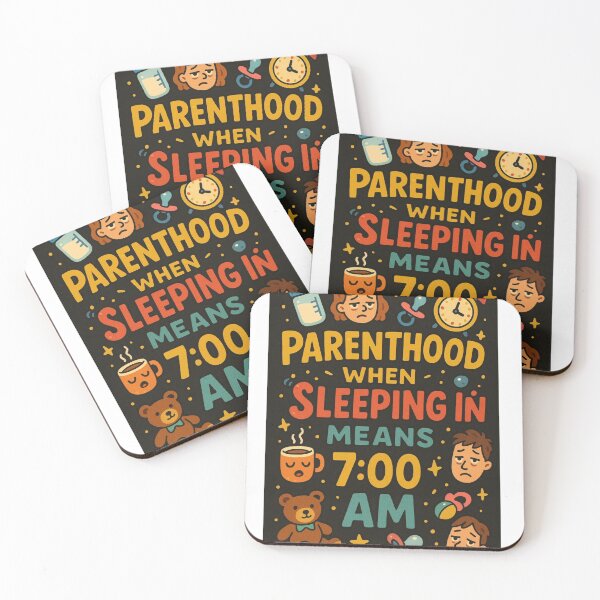 Item preview, Parenthood: when sleeping in means 7:00 AM. designed and sold by Nat-Rio.