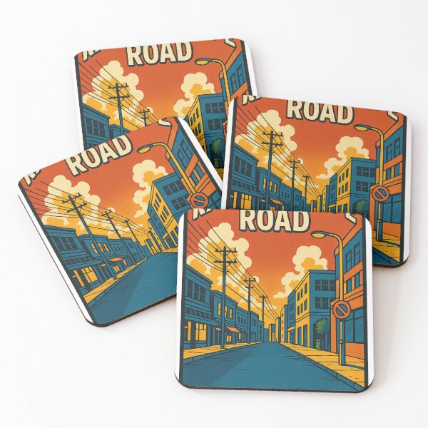 Item preview, Karangahape Road Cityscape New Zealand Retro Art designed and sold by Places On Earth.