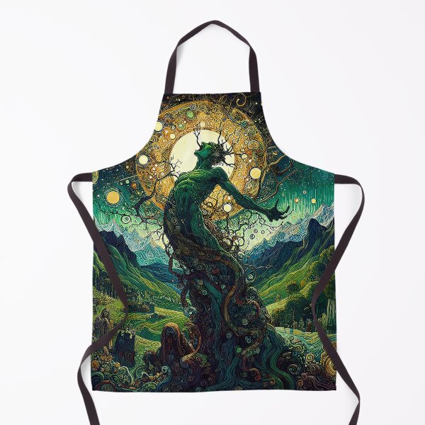 Item preview, The Green Man in Spring - British Folklore Art Print designed and sold by Stoneflower-Art.