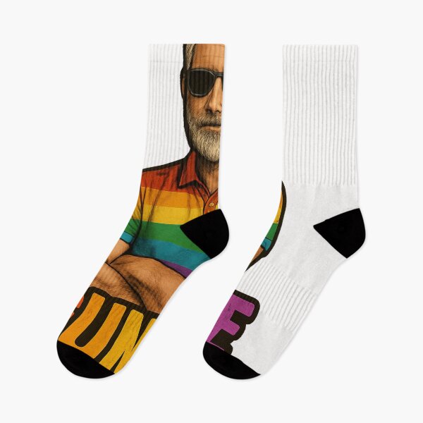 Item preview, Guncle Pride Rainbow Shirt Bearded Man designed and sold by Places On Earth.