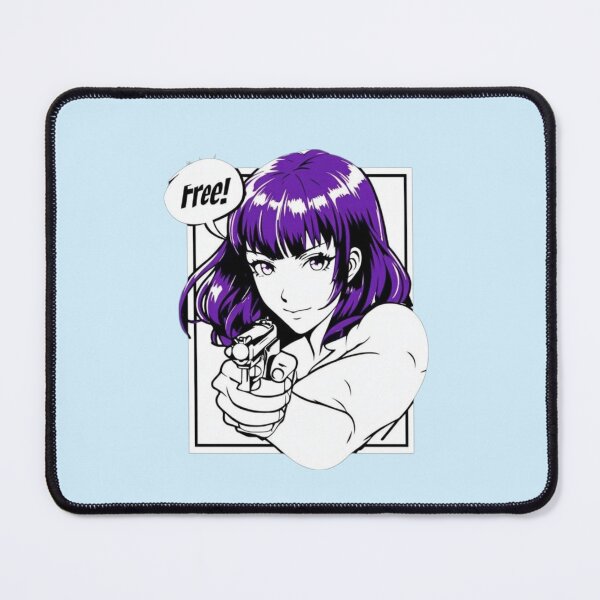 Item preview, Female Character In Stylish Anime Style Holding Handgun designed and sold by Aise06.