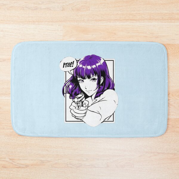 Item preview, Female Character In Stylish Anime Style Holding Handgun designed and sold by Aise06.