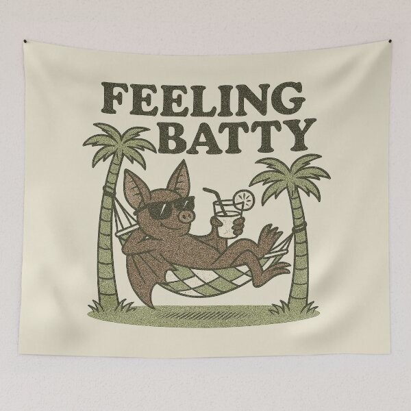 Item preview, Tropical Batty Chill designed and sold by zzz888.