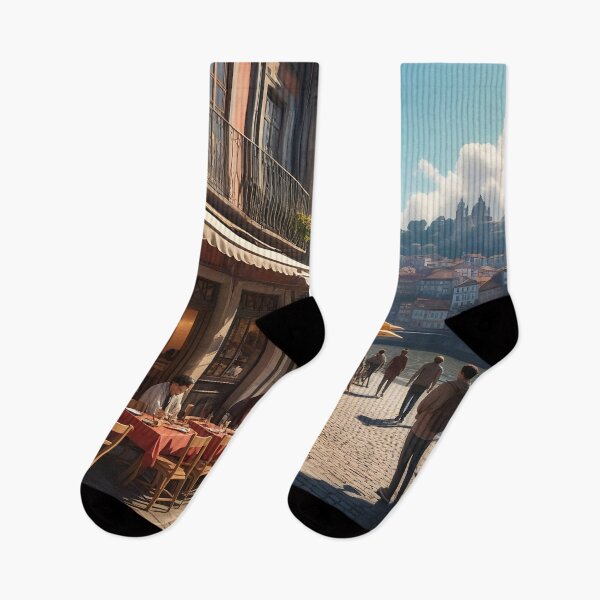 Item preview, Porto Ribeira Café: Summer Breakfast by the Douro designed and sold by LSVart.
