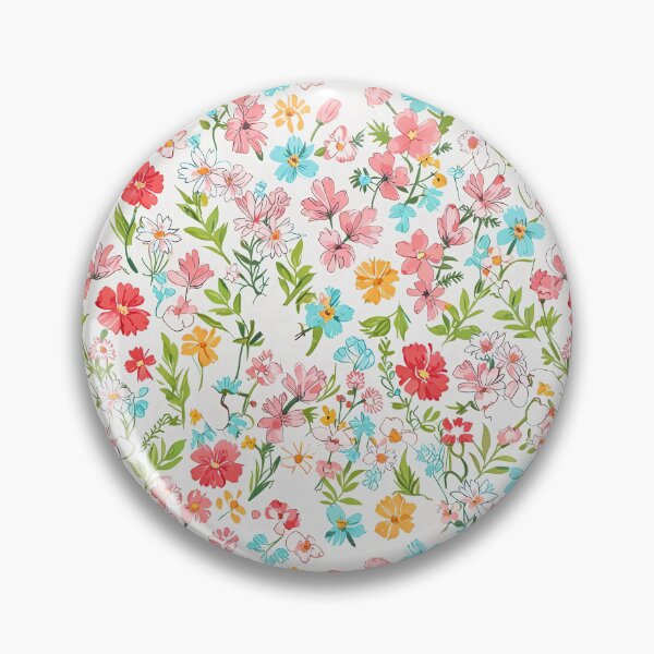 Item preview, Colorful Floral Pattern Featuring Daisies, Wildflowers designed and sold by CoolPixels.