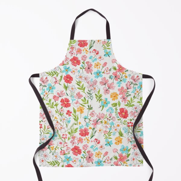 Item preview, Colorful Floral Pattern Featuring Daisies, Wildflowers designed and sold by CoolPixels.