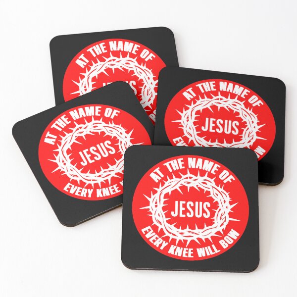 Item preview, Philippians 2:10 At The Name Of Jesus EVERY KNEE WILL BOW designed and sold by plushism.