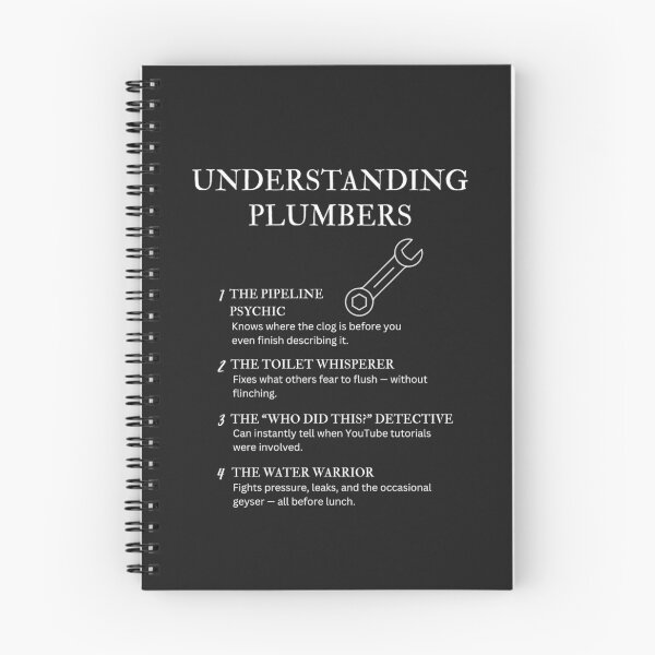 Item preview, Black –  Understanding Plumbers – Funny Pipe Pro Quotes for Leak Legends & Drain Kings designed and sold by PsyFlow35.