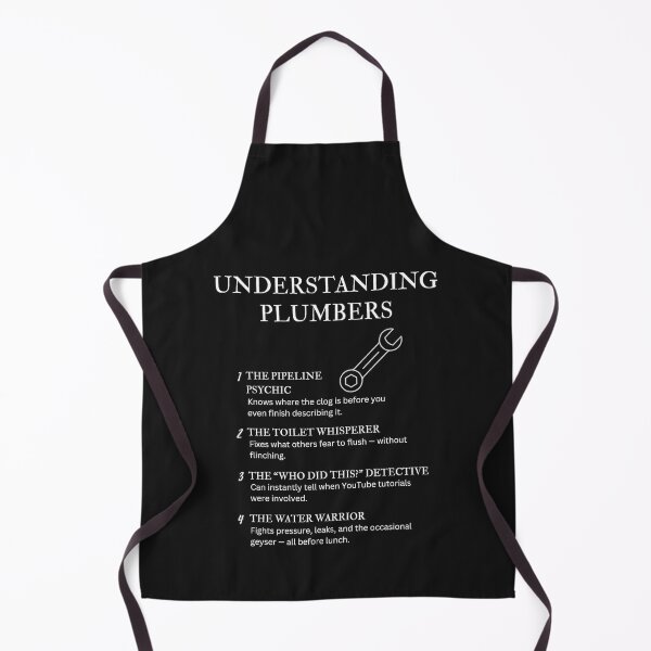 Item preview, Black – Understanding Plumbers – Funny Pipe Pro Quotes for Leak Legends & Drain Kings designed and sold by PsyFlow35.