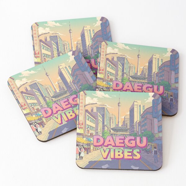 Item preview, Downtown DAEGU VIBES 90's Animation Design  designed and sold by Seoul Vibes.