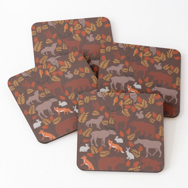 Item preview, autumn forest wild life designed and sold by anneamanda.