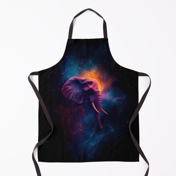 Item preview, Old elephant in the space nebula designed and sold by MeRisto - AI artwork.