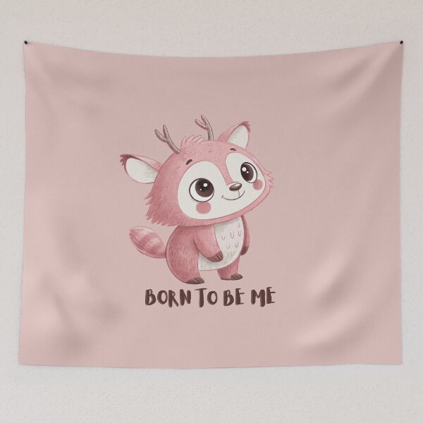 Artikelvorschau, Born to be me - ein süßes, gemischtes rosa Wesen entworfen und verkauft von gayishdesign.