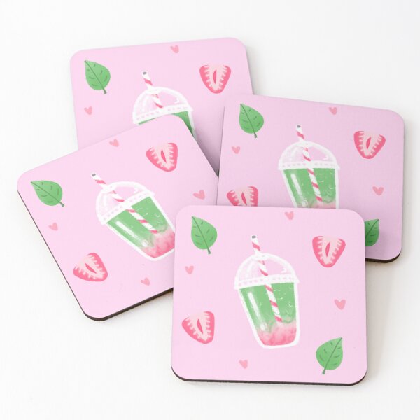 Item preview, Strawberry Matcha Love! designed and sold by SoftInkStudios.