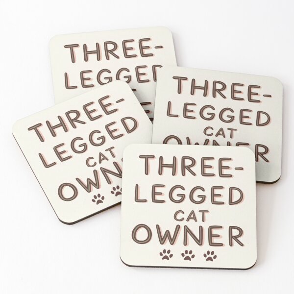 Item preview, Three Legged Cat Owner designed and sold by MoonMonkeyNbear.