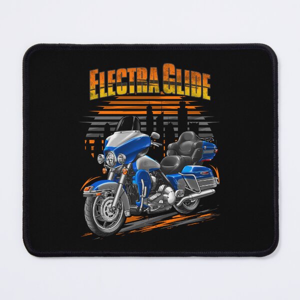 Item preview, Motorcycle Electra Glide Ultra Classic FLHTCU & FLHTCUI 1996-1997 (Chopper Blue Pearl & Brilliant Silver Pearl) for Motorcycle Riders designed and sold by MotoApparelHub.