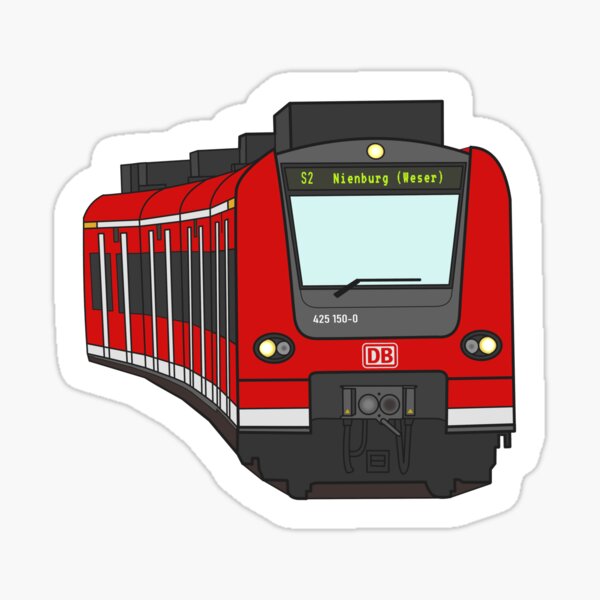 Vista previa del artículo con la obra «DB BR425 - Tren suburbano», diseñado y vendido por TrainsWithYarne.