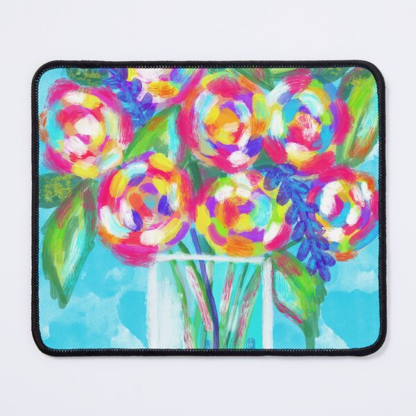 Item preview, Flores brillantes, llamativas y divertidas designed and sold by Helen’s Homewares.