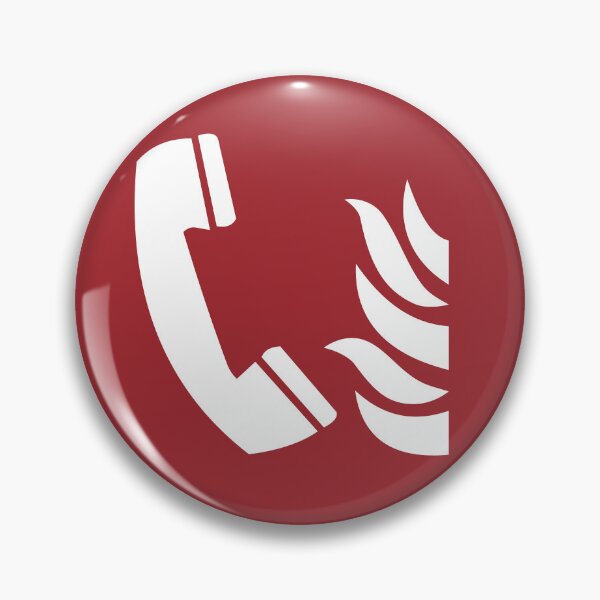 Item preview, Fire Emergency Phone Safety Sign designed and sold by sifis.