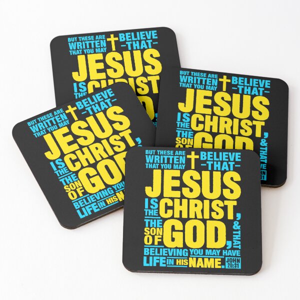 Item preview, John 20:31 Jesus Is The Christ The Son Of God designed and sold by plushism.